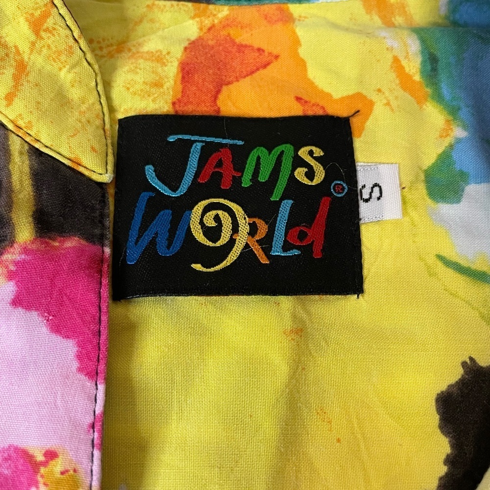 Jams World Colorful Floral Popover Bouquet Size Small - Picture 3 of 11
